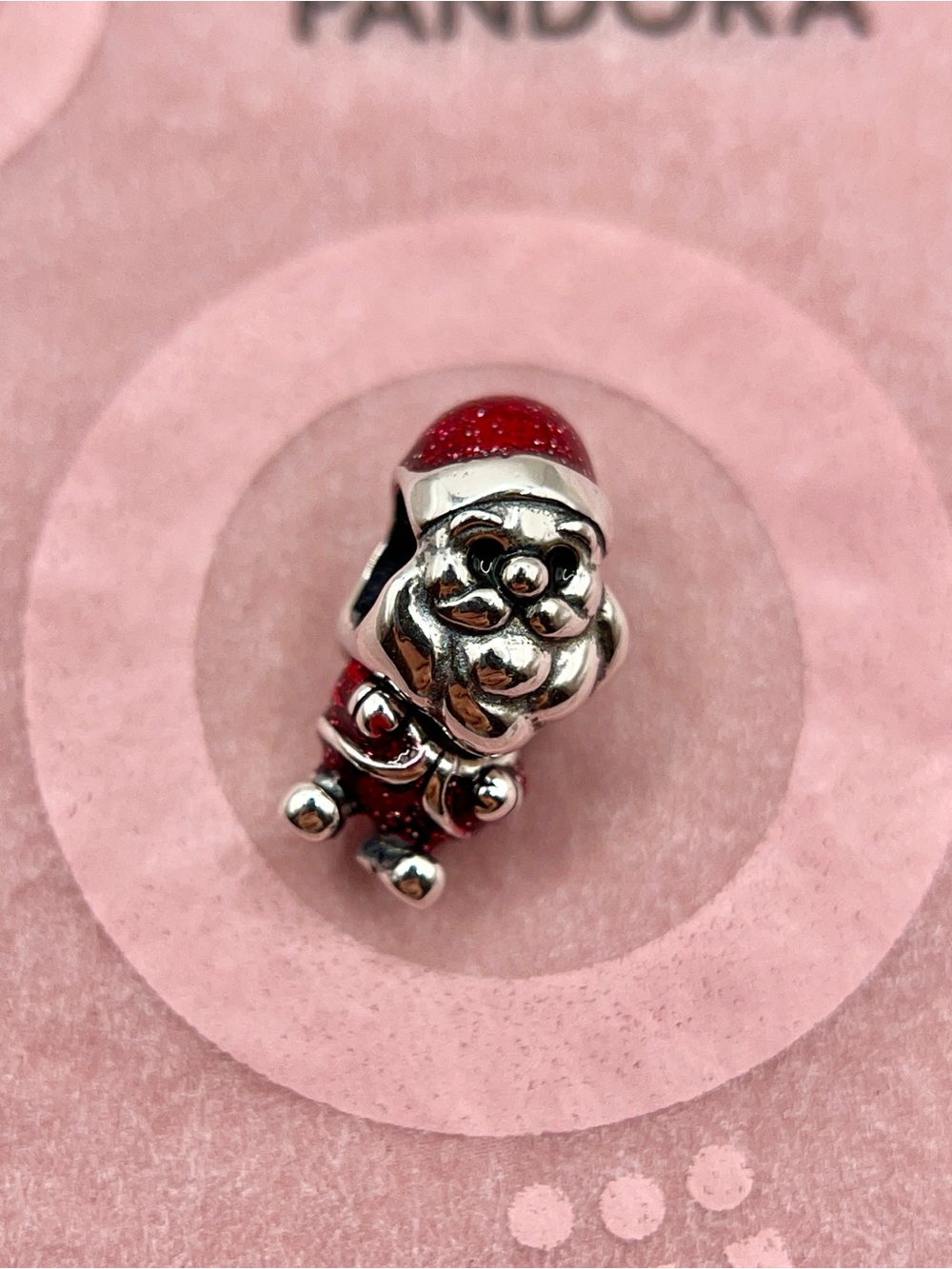 Pandora Movable Playful Santa Claus Charm